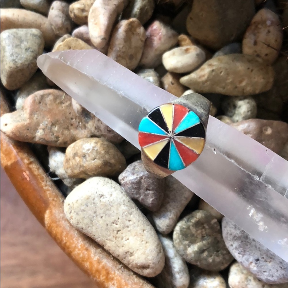 Handmade Native Color Wheel Ring
